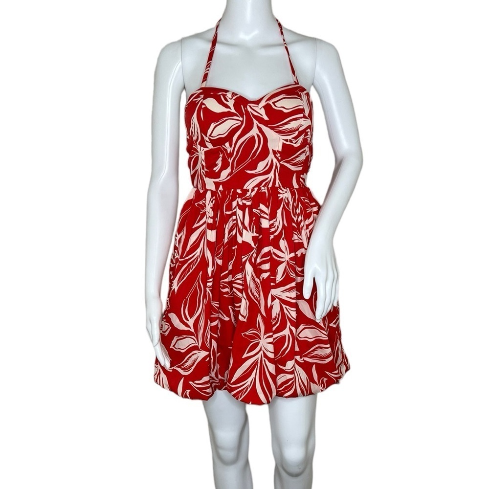Band Of The Free Terra Cotta Cream Mini Balloon Dress